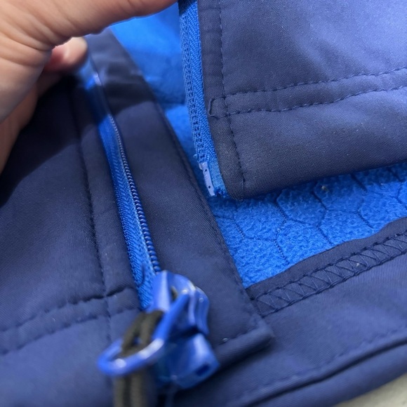 Magellan Boys Jacket Small Blue Windbreaker Soft Shell Full Zip - Picture 6 of 8